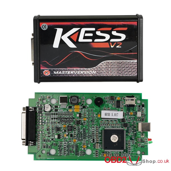 European Version KESS V2 Red PCB for V5.017 KSuite V2.8 No Tokens