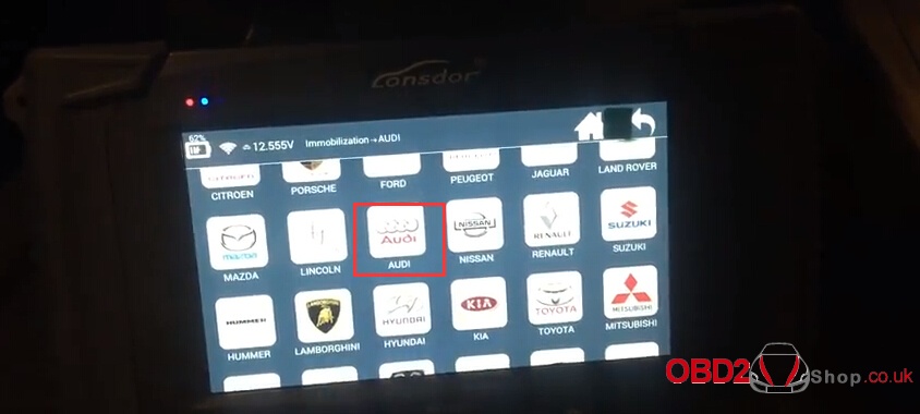 How to program Audi A6l smart key by lonsdor k518ise-1