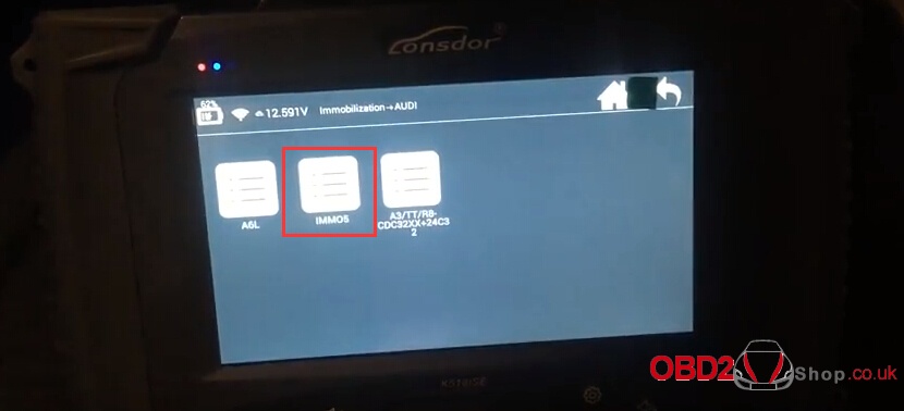 How to program Audi A6l smart key by lonsdor k518ise-2
