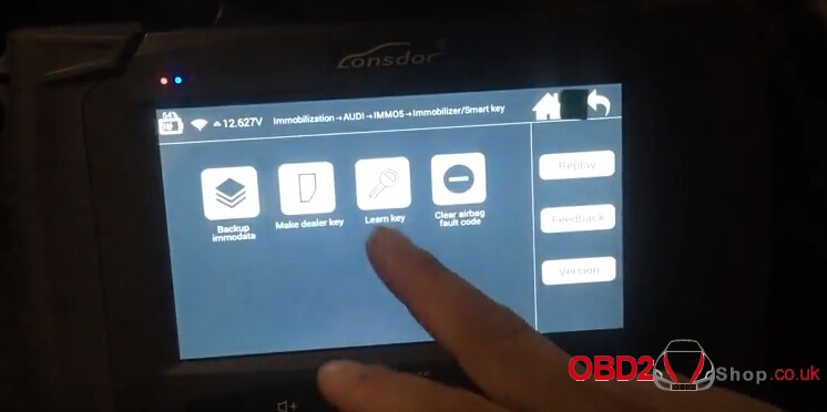How to program Audi A6l smart key by lonsdor k518ise-9