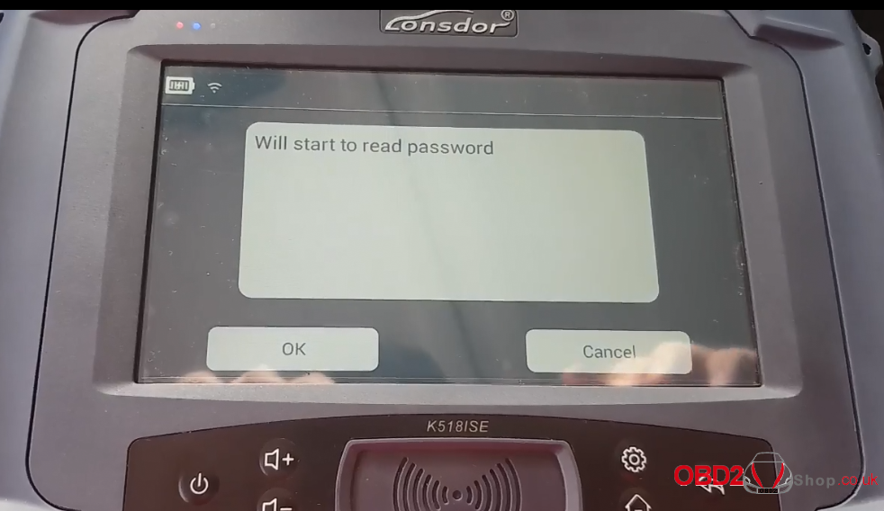 Lonsdor K518 Reads PIN code on JEEP Compass-3
