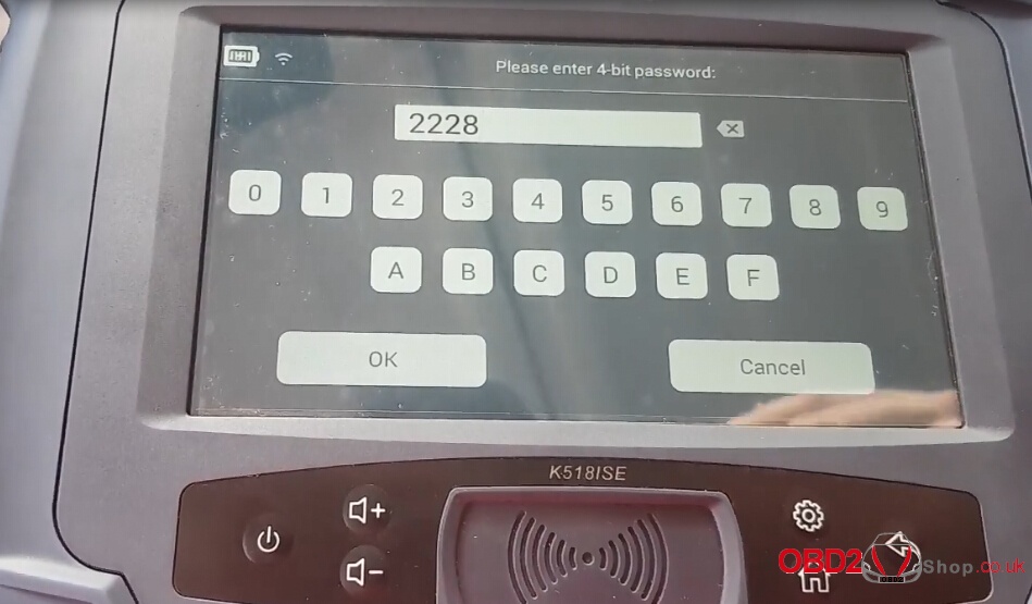 Lonsdor K518 Reads PIN code on JEEP Compass-9