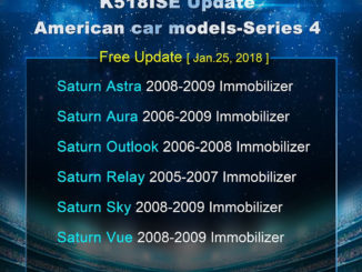 Lonsdor K518ISE Key Programmer New Update – American car models Saturn - Series 4-1