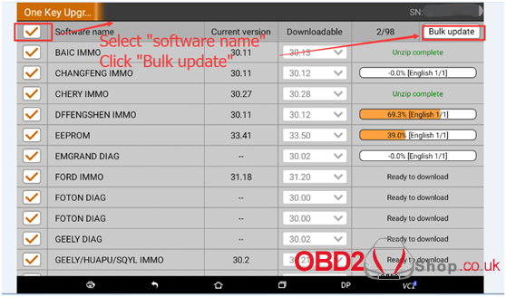 OBDSTAR X300 DP Pad Tablet Upgrade guide-2