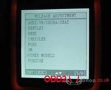 How to change 2008 Volvo S80 mileage with OBDSTAR X300M-3