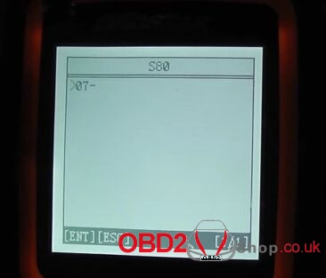 How to change 2008 Volvo S80 mileage with OBDSTAR X300M-5