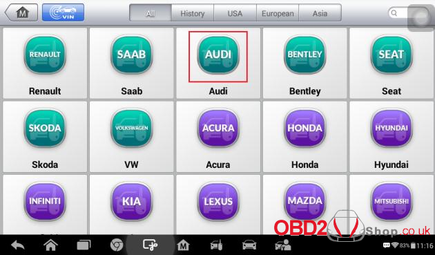 Auro OtoSys IM100 Program 2012 Audi A3 All Keys Lost-3