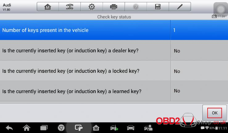 Auro OtoSys IM100 Program 2012 Audi A3 All Keys Lost-7