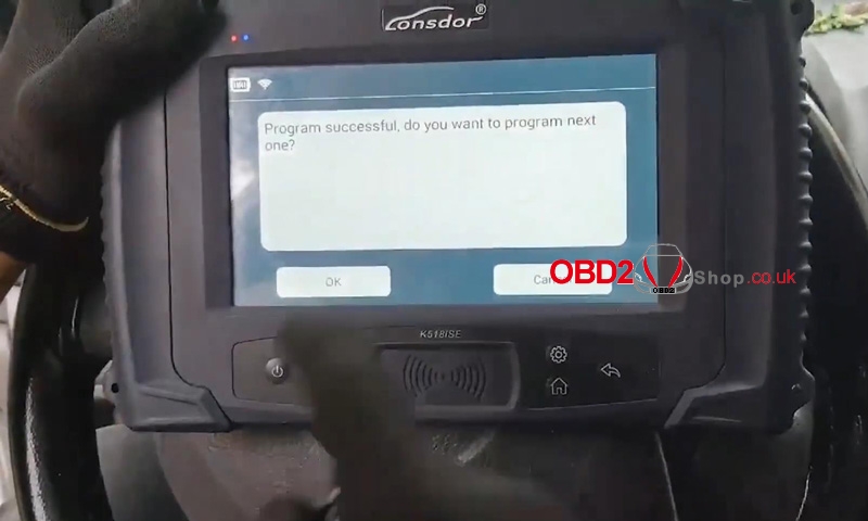 This is a quick demonstration of how to add remote keys for Renault Symbol 2010 with Lonsdor K518ISE Key Programmer.  Connect Lonsdor K518ISE with Renault OBD2 port:  Search Renault >> Renault >> Select from vehicle >> Symbol 图片1-3  Symbol >> Type 1 >> Add key 图片4-6  Turn off the ignition switch, and remove the key, press “OK”.  Current key count:2, press “OK”.  Confirm vehicle information, press “OK”. 图片7-8  Insert the key and switch ignition on, press “OK”.  Configuring system, please wait...  Turn off the ignition switch, and remove the key, press “OK”.  Program successful, do you want to program next one? Press “OK” to go on. 图片9-11  Repeat same operations as before: Insert the key and switch ignition on, press”OK”. Turn off the ignition switch, and remove the key. Press “OK”. Program successful, press “Cancel” to finish programming.  Current key count:2, press “OK”. Programming complete, press “OK”. 图片12-13  So let’s test the 2 keys, both can start the engine normally, and their remotes are workable. Remote keys programming has done! 图片14-15  This is using Lonsdor K518ISE to program 2 keys for a Renault Symbol 2010 successfully. https://www.obd2shop.co.uk/