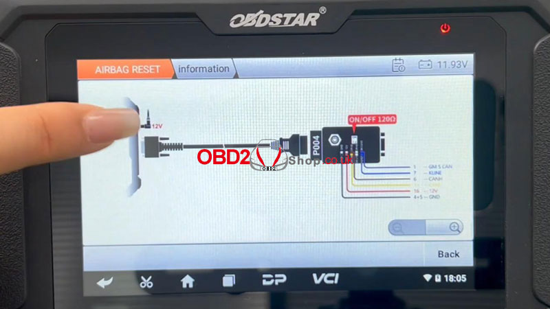 obdstar-p50-reset-toyota-89170-78150-airbag-on-bench-(4)