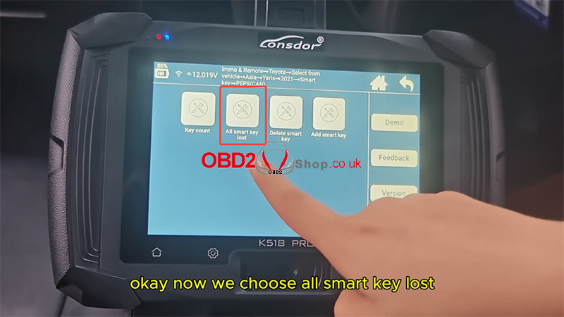 lonsdor-k518-pro-add-a-2023-toyota-yaris-key-2