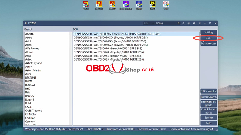 using-cgdi-fc200-and-dap-adapter-to-read-a-toyota-ecu-8