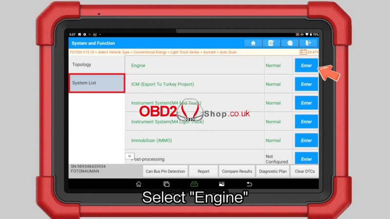 launch-x431-pad5-foton-pilot-scr-urea-pump-test-tutorial-5