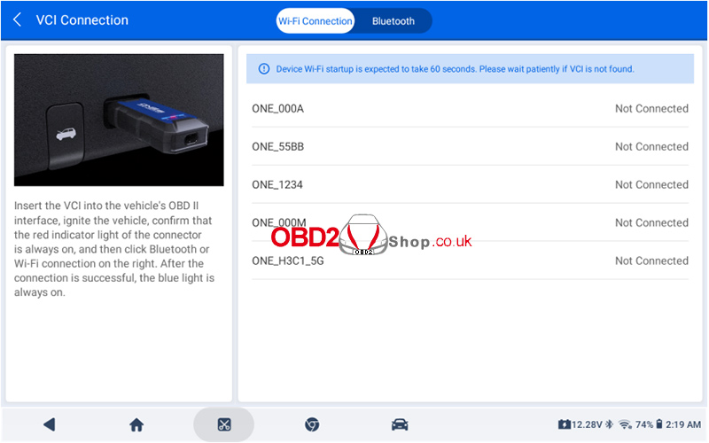 topdon-one-plus-manual-connect-the-one-vci-to-the-tablet
