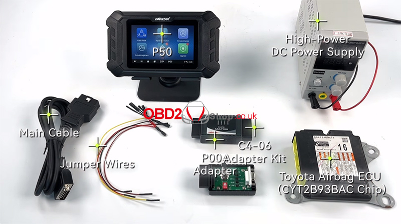 obdstar-p50-toyota-encrypted-airbag-crash-data-reset-guide-1