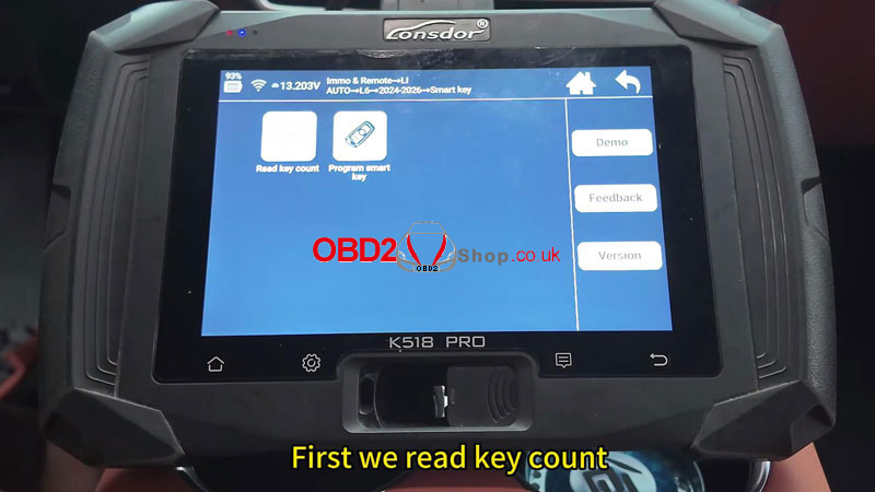 how-to-program-2024-liauto-l6-all-keys-lost-with-lonsdor-k518-pro-5